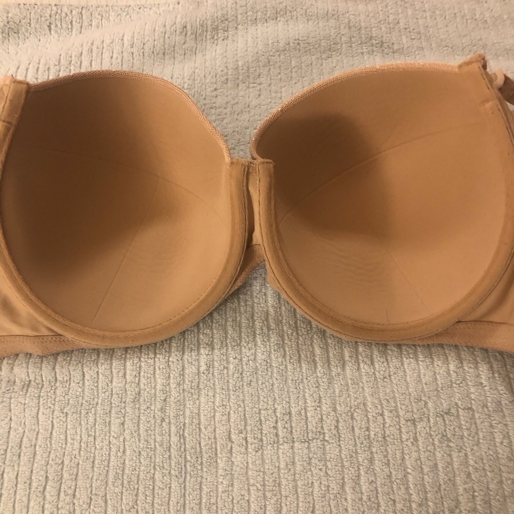Soma Lace Detail Tan Bra Size 38 DD - Picture 2 of 4